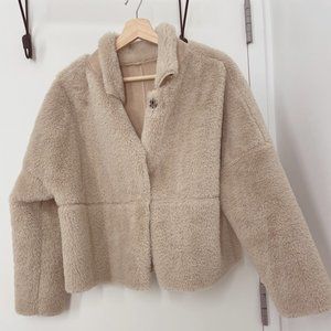 Double Sided Faux Fur Jacket